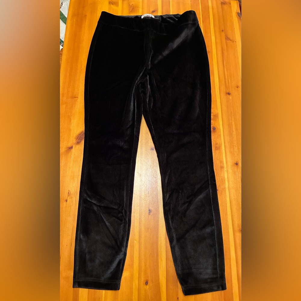 Nanette Lepore Black Velvet Pants
